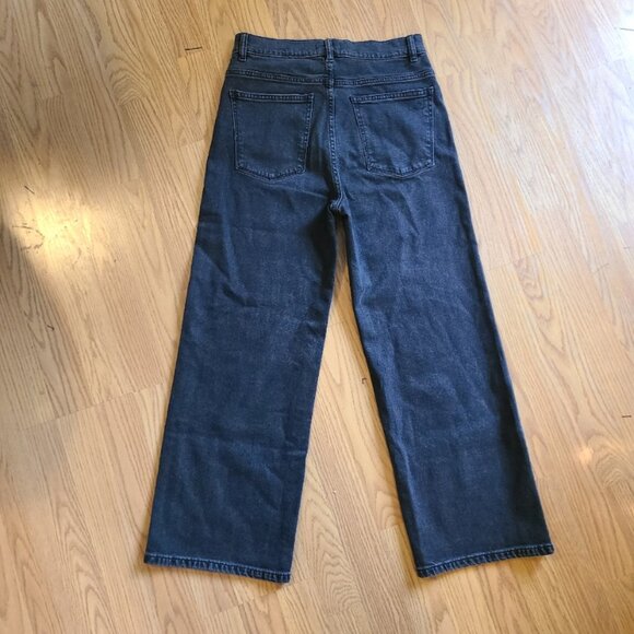 DL 1961 DL VINTAGE HEPBURN WIDE LEG HIGH RISE VINTAGE JEANS CROPPED STRETCH 27 - Picture 4 of 10